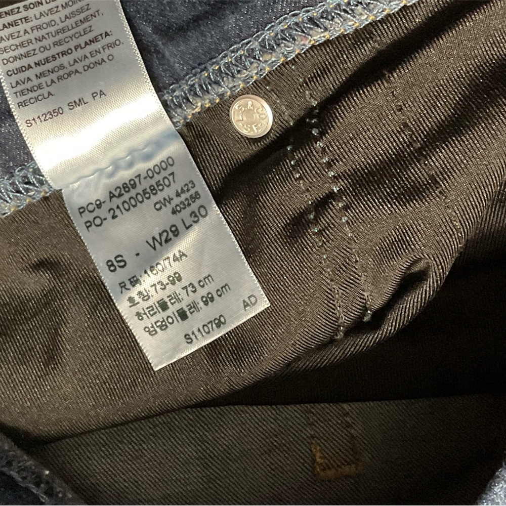 NWOT LEVIS PULLON JEANS SIZE 8S 28X30 - Picture 4 of 4